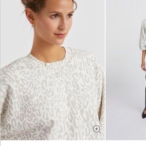 NWOT Rebecca Minkoff leopard sweatshirt